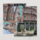 NYC Graffiti Building Briefkaart Urban Art Snapsho (Voorkant / Achterkant)