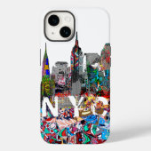 NYC graffiti Case-Mate iPhone Case (Achterkant)