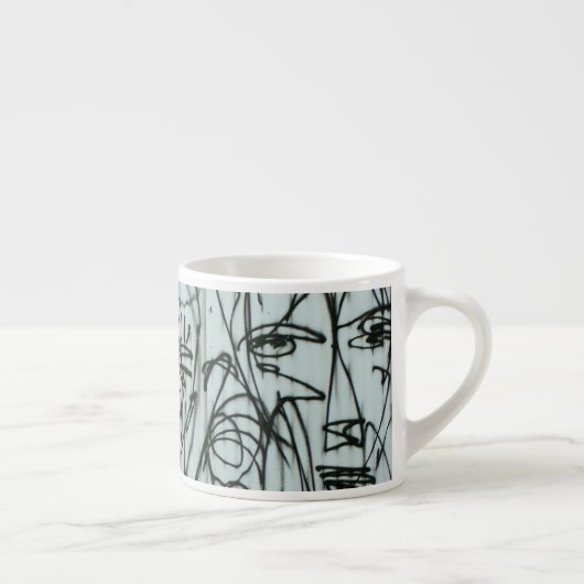 NYC Graffiti Foto Espresso mok Brad Hines (Rechts)