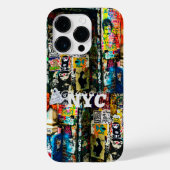 NYC Graffiti Grafisch ontwerp iPhone Case (Achterkant)