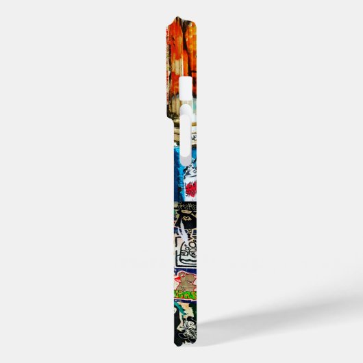 NYC Graffiti Grafisch ontwerp iPhone Case (Achterkant / Links)