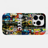 NYC Graffiti Grafisch ontwerp iPhone Case (Achterkant (horizontaal))