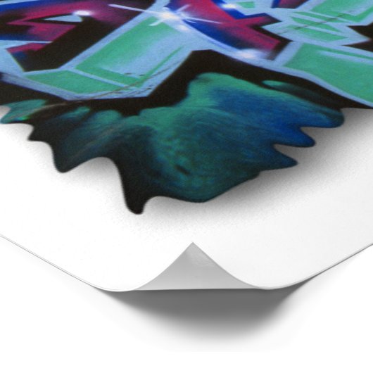 NYC Graffiti "Ik ben oké" Poster (Hoek)