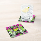 NYC-graffiti kunst Empire State stadsgezicht mondm Kartonnen Onderzetters (Insitu)