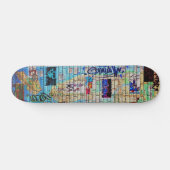 NYC Graffiti Popsik Deck Persoonlijk Skateboard (Horizontaal)