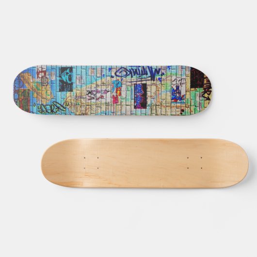 NYC Graffiti Popsik Deck Persoonlijk Skateboard (Horizontaal)
