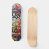 NYC Graffiti Popsik Deck Persoonlijk Skateboard (Voorkant)