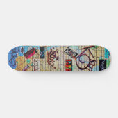 NYC Graffiti Popsik Deck Persoonlijk Skateboard (Horizontaal)