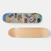 NYC Graffiti Popsik Deck Persoonlijk Skateboard (Horizontaal)