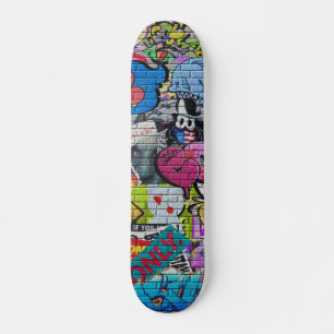 NYC Graffiti Popsik Deck Persoonlijk Skateboard