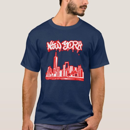 Nyc Grafisch Ontwerp T-shirt (Voorkant)