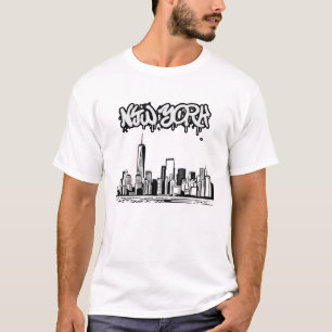 NYC grafisch ontwerp T-shirt