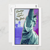 NYC Greetings Briefkaart (Voorkant / Achterkant)