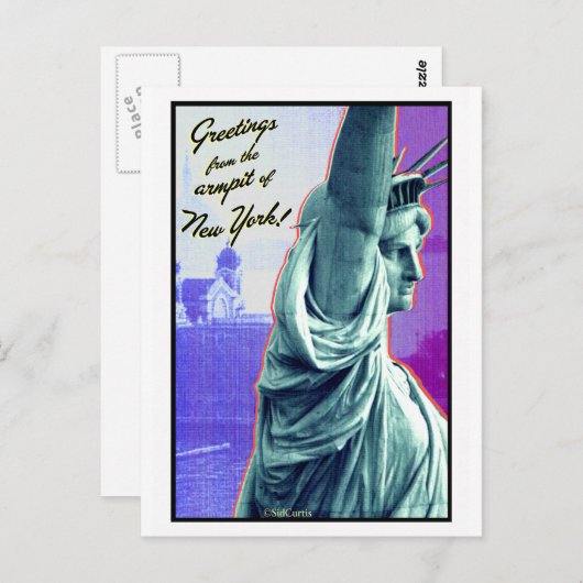 NYC Greetings Briefkaart (Voorkant / Achterkant)