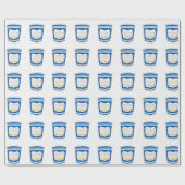 NYC Grieks Diner Bodega Koffie Blij om u te dienen Cadeaupapier (Vlak)