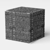 NYC Groeit grijs Bedankdoosjes (Voorkant Zijde)