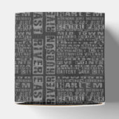 NYC Groeit grijs Bedankdoosjes (Bovenkant)