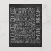 NYC Groeit grijs Briefkaart (Voorkant)