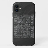 NYC Groeit grijs Case-Mate iPhone Case (Achterkant)