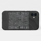 NYC Groeit grijs Case-Mate iPhone Case (Achterkant (horizontaal))