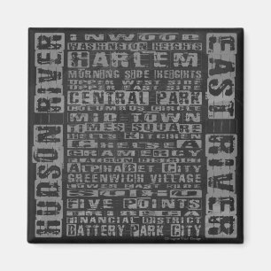 NYC Groeit grijs Magneet