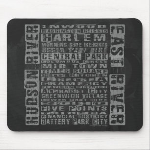 NYC Groeit grijs Muismat