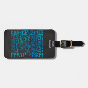 NYC-groepen blauw Bagagelabel