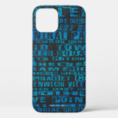 NYC-groepen blauw Case-Mate iPhone Case (Achterkant)