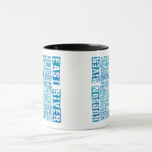 NYC-groepen blauw Mok (Midden)