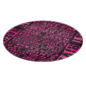 NYC-groepen Hot Pink Snijplank (Hoek)