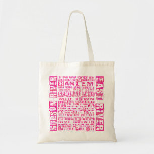 NYC-groepen Hot Pink Tote Bag