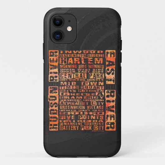 NYC Groepen Sinaasappel Case-Mate iPhone Case (Achterkant)