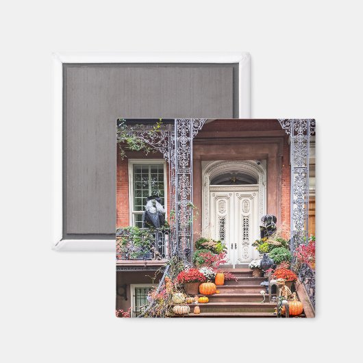 NYC Halloween Door Magneet (Voorkant / Achterkant)