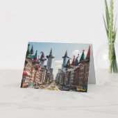 NYC Halloween Greeting Card Feestdagen Kaart (Achterkant)
