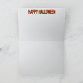 NYC Halloween Greeting Card Feestdagen Kaart (Binnen)