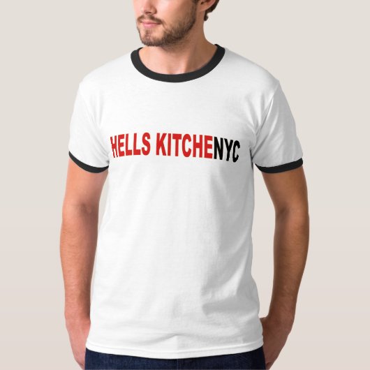 NYC Hells Kitchen Urban Man T-Shirt (Voorkant)