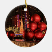 NYC Huge-kerstversieringen Keramisch Ornament (Voorkant)