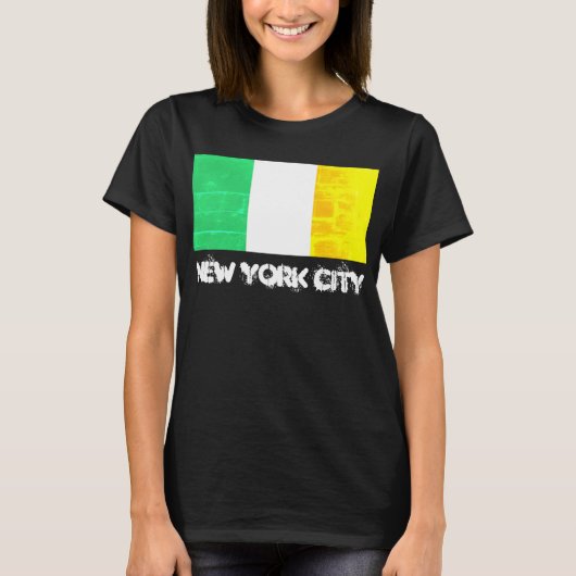 NYC Ierse Erfgoedvlag T-shirt (Voorkant)