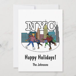 NYC IJshockey Kerstkaart