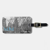 NYC in het Bagagelabel van het wintermonogram (Voorkant horizontaal)