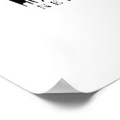 NYC in zwart-wit met Skyline Poster (Hoek)