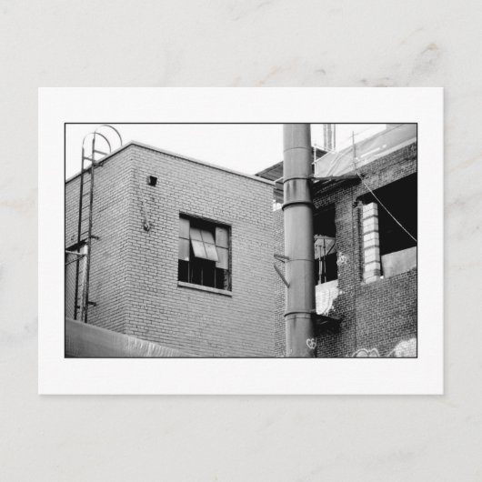 NYC Industrial-Briefkaart Briefkaart (Voorkant)