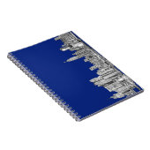NYC inktkoninklijk blauw Notitieboek (Rechterzijde)