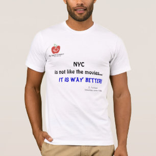 NYC is niet zoals de films shirten T-shirt