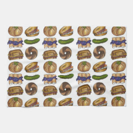 NYC Jewish Deli Food Pickle Blintz Bagel Knish Lox Theedoek