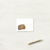 NYC Jewish Deli Reuben Sandwich Foodie Post Post-it® Notes (Op bureau)