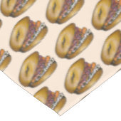 NYC Joodse Deli Bagel Capers Lox Cream Cheese Tafelkleed (Gekanteld)