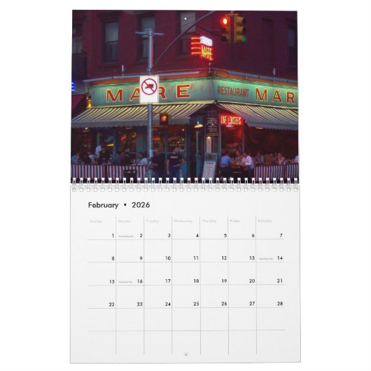  NYC KALENDER (Feb 2026)