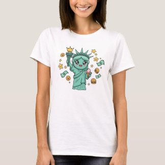 NYC Kawaii Statue of Liberty T-Shirt – Cute Americ