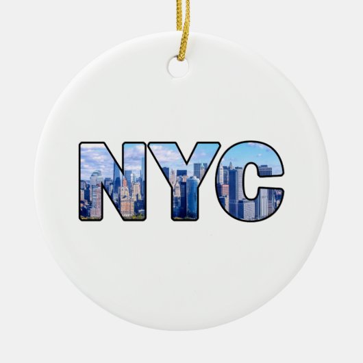 NYC KERAMISCH ORNAMENT (Voorkant)